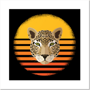 Jaguar Sunset Vintage Posters and Art